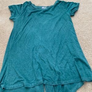 Blue short sleeve shirt